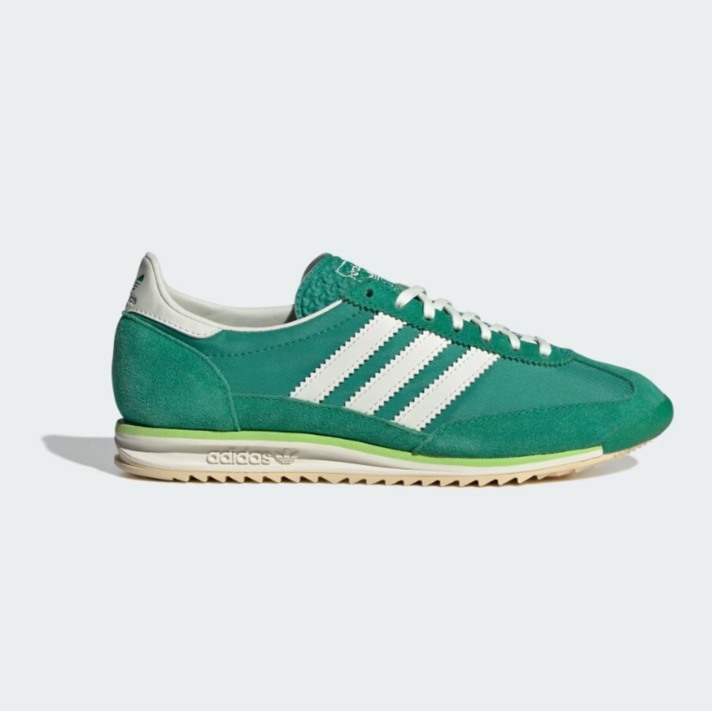 Adidas Originals SL 72 OG shoes in Court Green/Ivory. Size 8.5. Worn once.